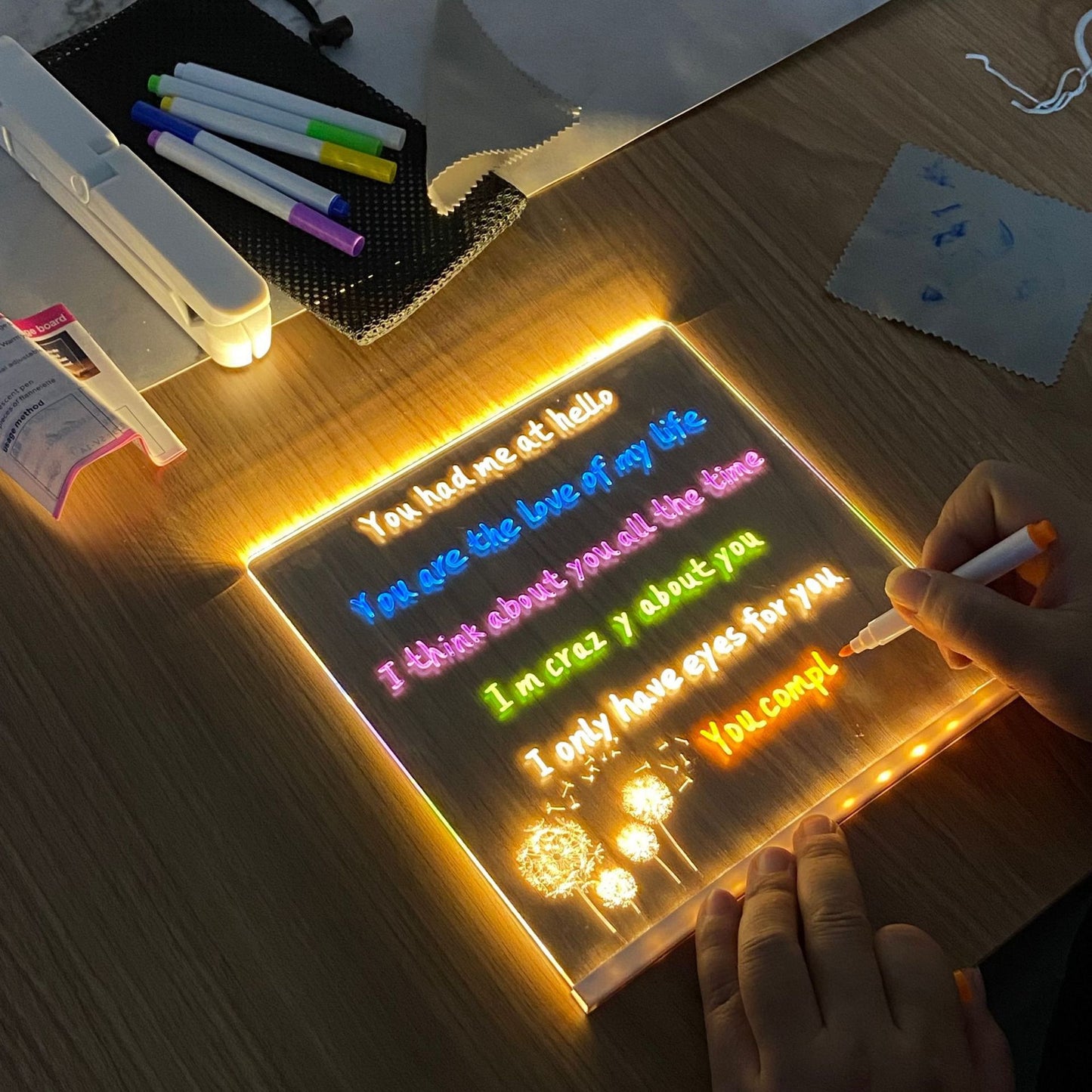 LED Light-Up Writing & Drawing Board